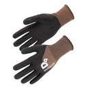 Gant PEHD, coupure D gris / orange (lot de 10 paires) – Singer PHD84NIB