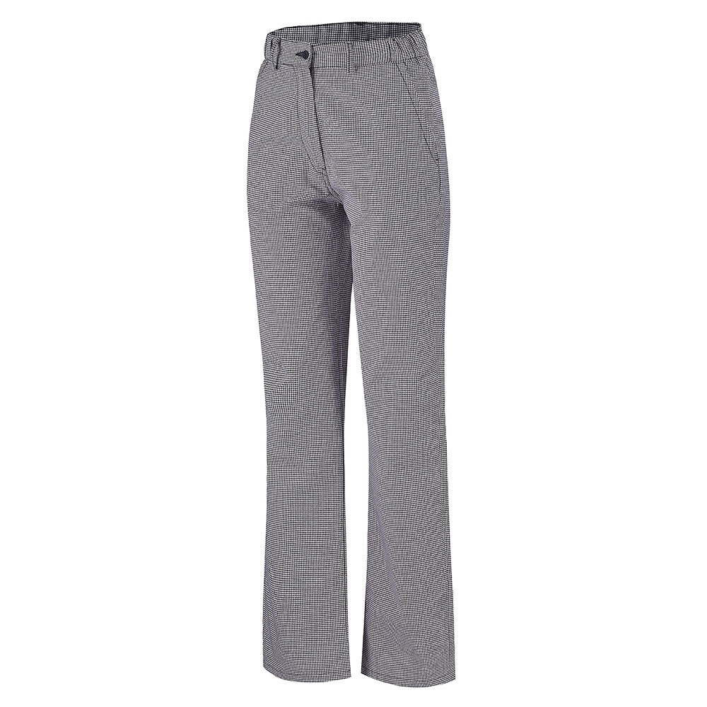 Pantalon de cuisine femme pied-de-poule Héléna