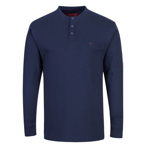 T-shirt Henley ignifugé Bizflame – Portwest FR32