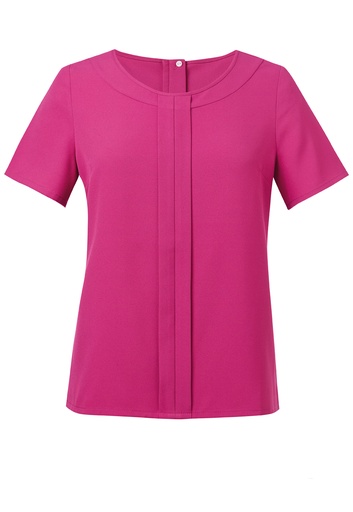 Blouse Verona crêpe de Chine manches courtes Brook Taverner 2280
