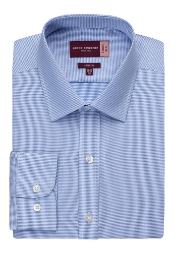 Chemise Monza pied-de-poule slim Brook Taverner 7755